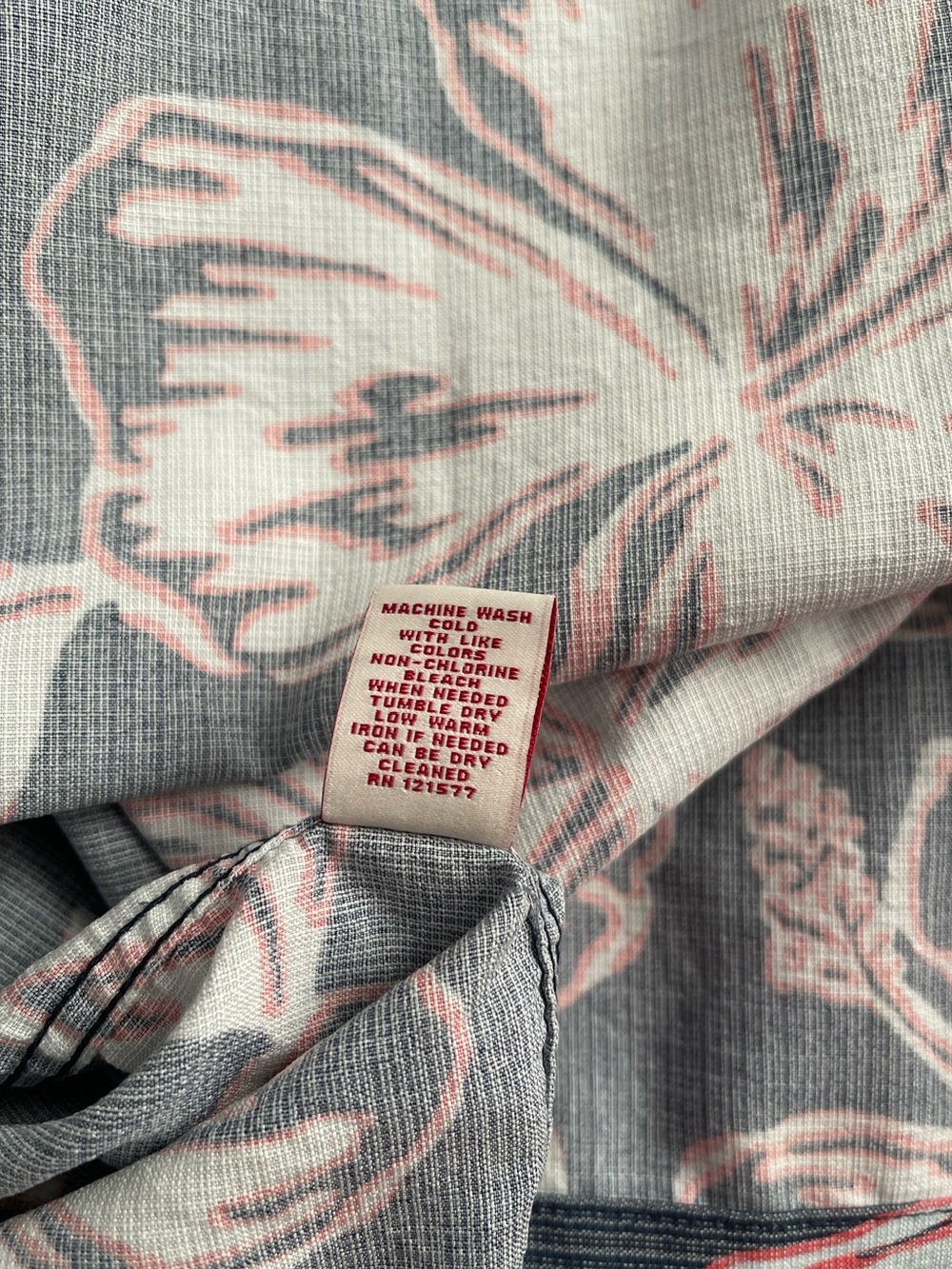 💃 KAHALA Hawaiian Vintage Button Down Oversized White Pink Hibiscus Shirt 2XL - Picture 5 of 5